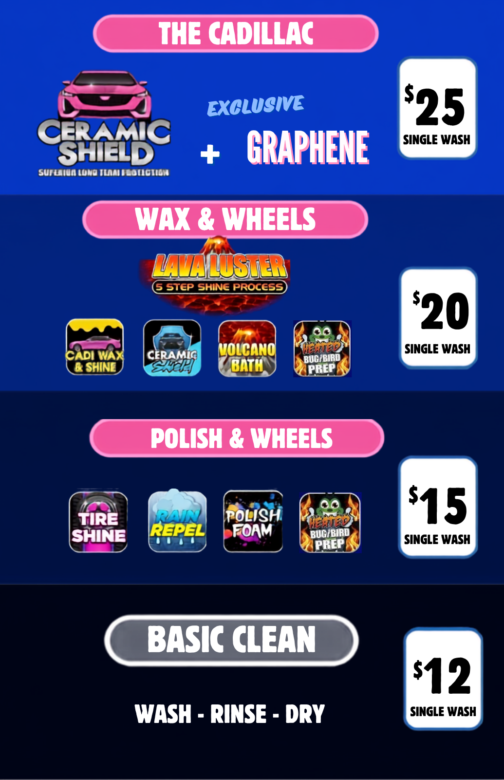 single wash Single Wash